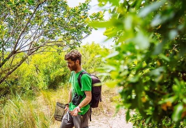 Alexandre, en visite guidée dans les Prés Salés d'Arès-Lège Cap Ferret