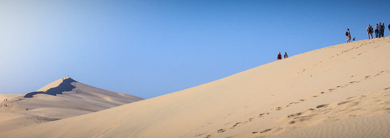 Vue panoramique sur la dune du Pilat.