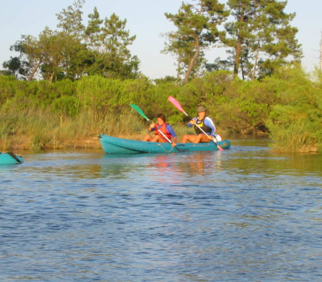 Sortie canoë avec Bécalou à Arès