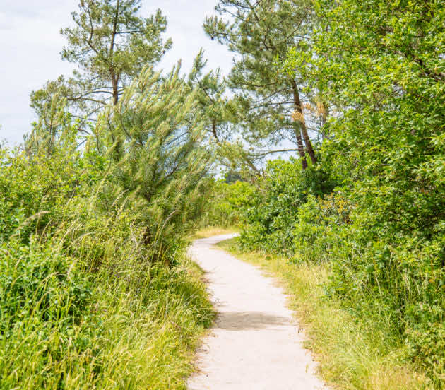 Entrée de la réserve naturelle nationale des Prés Salés d'Arès