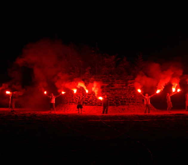 Feu de la Saint- Jean à Arès