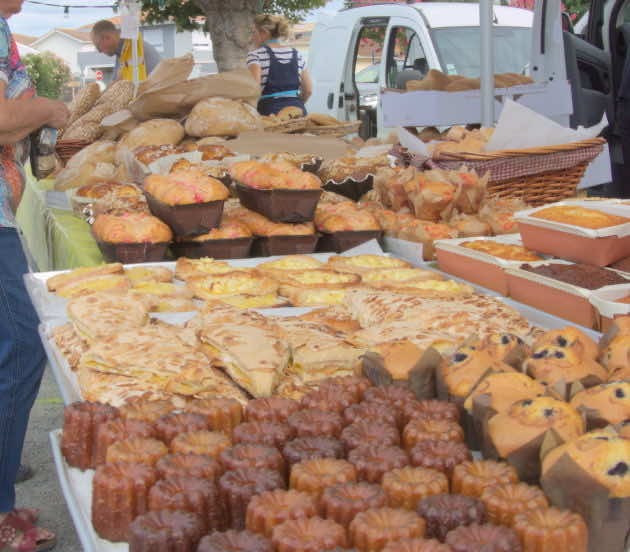 Gourmandises aux marchés de producteurs d'Arès